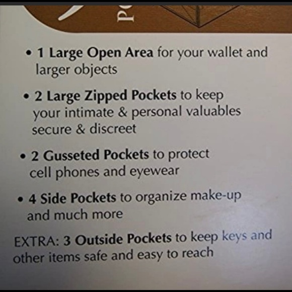 Purse Organizer by Pursfection Black with Leopard - Picture 9 of 10